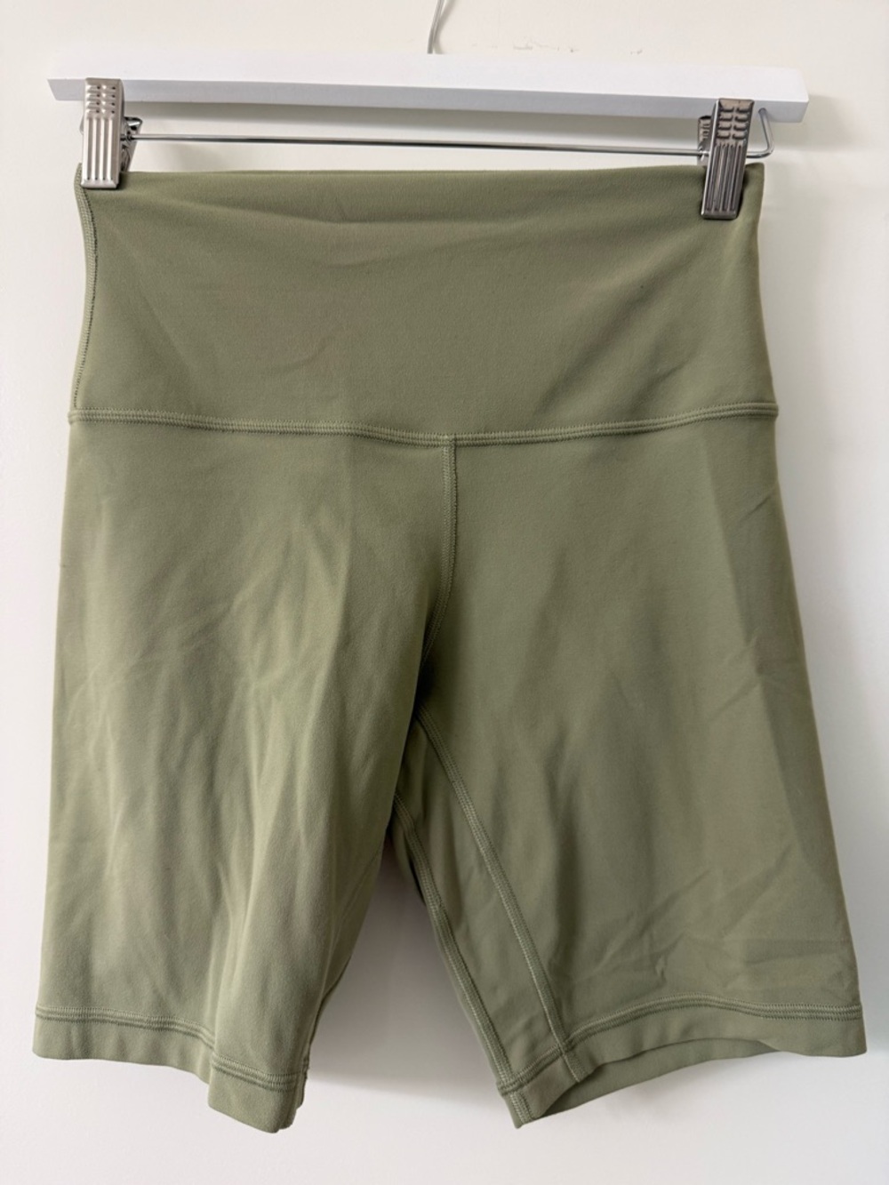 Lululemon Align High-Rise Shorts Size 6 – Army Green | Biker Shorts